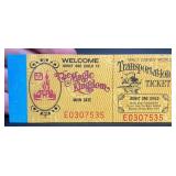 Vtg Unused Walt Disney World Ticket Book w Coupons