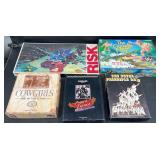 5 Board Games ï¿½ Crocodile Hunter, Risk, Cowgirls+