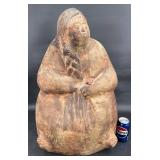 Large Vintage Mexican Folk Art Pottery Sculpture
