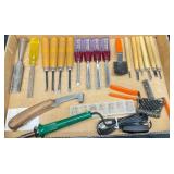 Lot of Wood Carving Tools