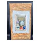 Original Jars Painting by Blue Bond 29" x 17"