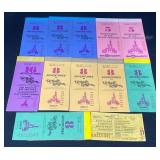 Vtg Walt Disney World Magic Kingdom Ride Tickets