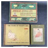 3 Antique Childrenï¿½s Books ï¿½ Noahï¿½s Ark +
