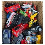 Box of Assorted Toy Vehicles ï¿½ Disney, Hot Wheels+