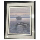 Dall Porpoise Art Print by Ed Newbold, Signed