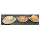 3 Antique Metal Milk Can Lids ï¿½ 6" & 5"