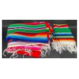 Mexican Blanket w 6 Matching Place Mats
