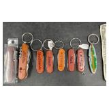 8 Folding Multi-Tool Knives w Names Engraved