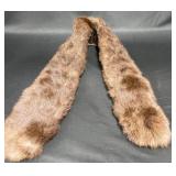 Vintage Brown Mink Fur Scarf