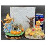 2 Cherished Teddiesï¿½Halloween Figurines