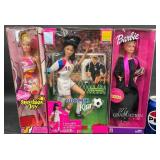 3 Barbie Dolls- Sunshine Day, Soccer & Graduation