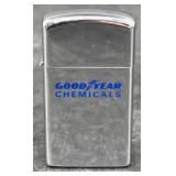 Zippo Lighter Goodyear Chemicals Logo