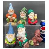 6 Mini Gnome Figurines ï¿½ Beth Barton, George
