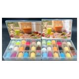 2 PartyLite Candle Fragrance Sampler Set Candles