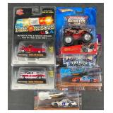 2 Hot Wheels NASCAR Rocks, Nitemare Monster Jam +