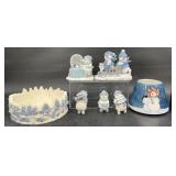Snowman Decor Lot ï¿½ Snow Buddies Figurines +