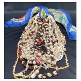 20 Hawaiian Kukui Nut & Koa Seed Beaded Necklaces