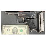 WWII Japanese Type 94 Pistol & Holster w Belt