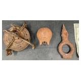 Antique Cast Iron Hanging Lamp Mechanism