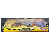 Hot Wheels Fire Workz Truck, Trailer & Boat Set
