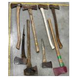 Axe Lot  Single & Double Head, Great Divider