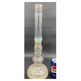 Beautiful 19" Tall Hand-Blown Art Glass Vase