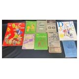 Various Vintage School Learning Books