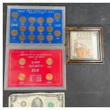 2 Farthing Coin Sets  George VI & Elizabeth II +