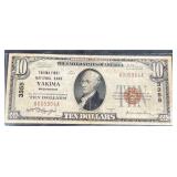 1929 $10 Yakima Bank Note