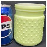 18 New Seafoam Milk Glass Hobnail Jars