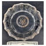 Vintage House of Representatives Glass Ashtray