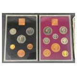 2 Great Britain Coin Sets  1970 & 1971
