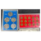 UK Crowns & Brass Threepence Coin Collections