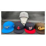 5 Hats  Blue Jays, Red Sox, Yankees, Cubs +