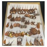 32 Pairs Handmade Copper Artisan Earrings