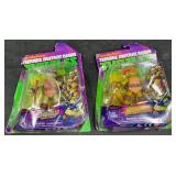2 TMNT Michelangelo & Donatello Action Figures