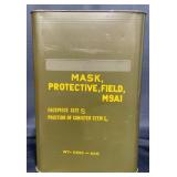 Vintage Unopened M9A1 Protective Field Mask in Can