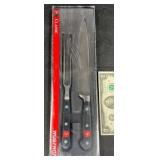 Wusthof Dreizack Solingen 2-Pc Carving Set NIB