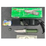 LifeKnife Scout Survival Knife w Sheath in Box