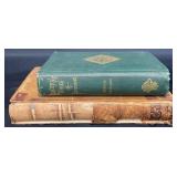 2 Antique Books  Charles Dickens & Math 1870