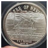V&T RR of Nevada2 ozSilver Commemorative Coin