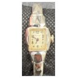 Vntg 10KT White GF Bulova Women