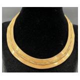Vntg 1959 Grosse Germany Herringbone Necklace