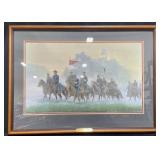 Morning Riders Framed Art Print by Mort Kunstler