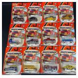 12 Matchbox 2000 Cars Mixed