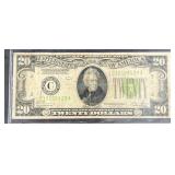 1928-B $20 Federal Reserve Note