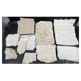Vintage Linens  Lace Textiles, Doilies +
