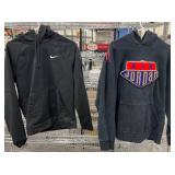 2 Hoodies  Air Jordan Sz L & Black Nike