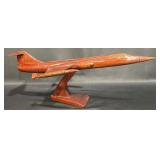 F-104 StarfighterWooden Airplane Jet Model