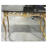 Bombay Co Sofa Table w Wrought Iron Base